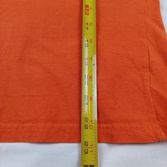 U.S. Polo Assn YOUTH Girls Size M 1/4 Zip Orange Pink Collared Big Pony Pullover - Picture 6 of 7